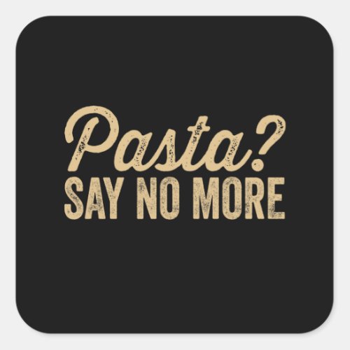 Pasta Square Sticker
