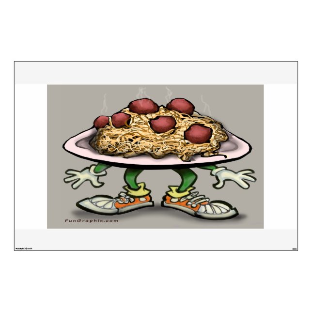 Pasta Wall Decal (Front)