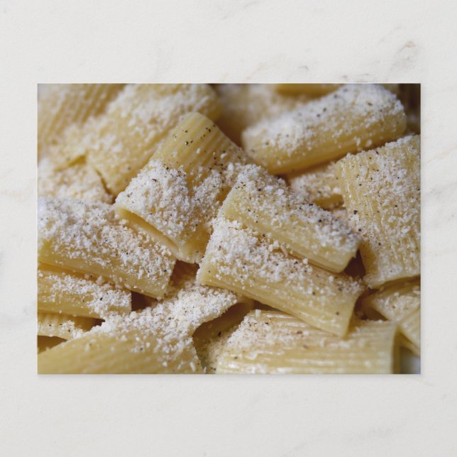 Pasta with Parmesan Cheese Postcard (Front)