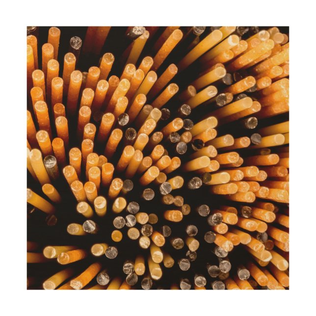 Pasta Wood Wall Art (Front)