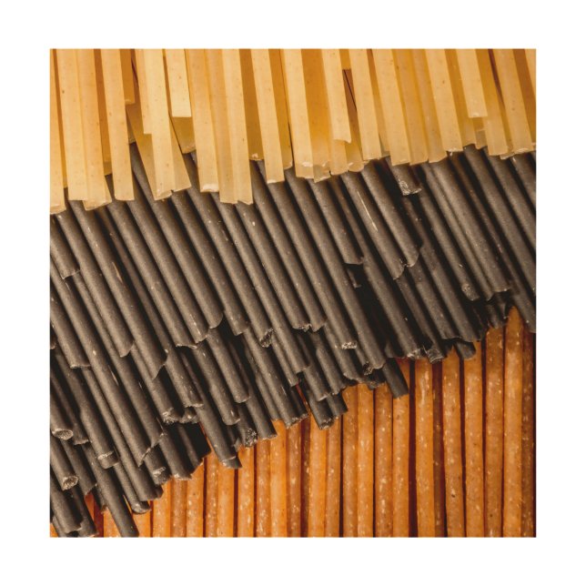 Pasta Wood Wall Art (Front)