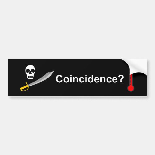 Pastafarianism _ Coincidence Bumper Sticker