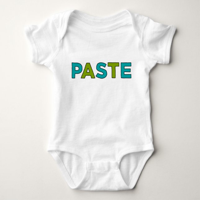 PASTE - Copy & Paste for Twins Baby Bodysuit (Front)