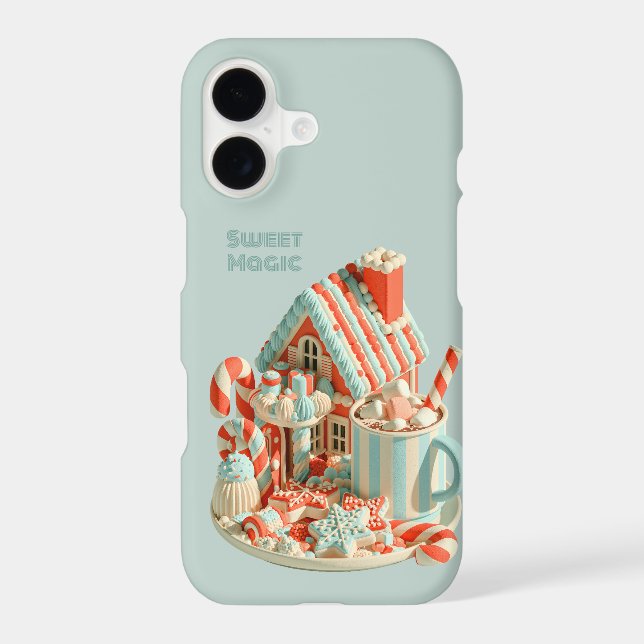 Pastel 3D Candy House Sweet Magic Case-Mate iPhone Case (Back)