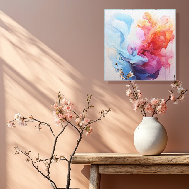 Pastel abstract 2 of 4 canvas print (Creator Uploaded)