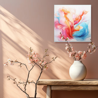 Pastel abstract 4 of 4 canvas print