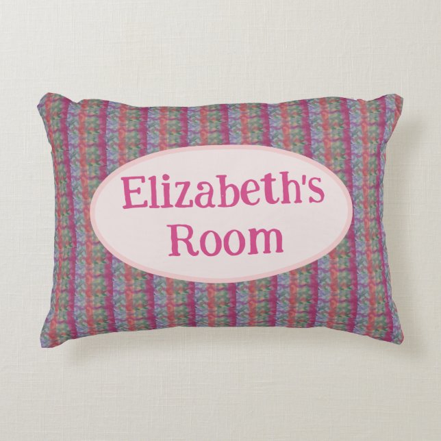 Pastel Abstract Art  Accent Pillow (Front)
