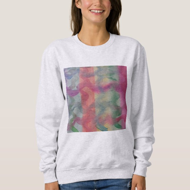 Pastel Abstract Art  Sweatshirt (Front)