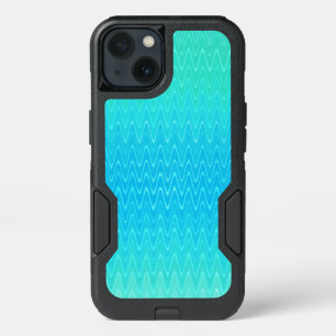Pastel Abstract Art Teal Turquoise Blue Green iPhone 13 Case