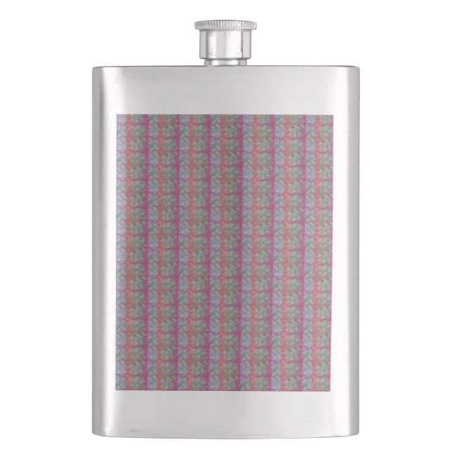 Pastel Abstract Classic Flask (Front)