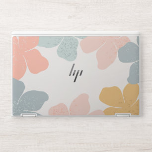 Pastel Abstract Floral HP Laptop Skin