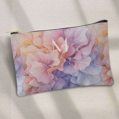 Pastel Abstract Flowers Pattern Colorful Dance Accessory Pouch