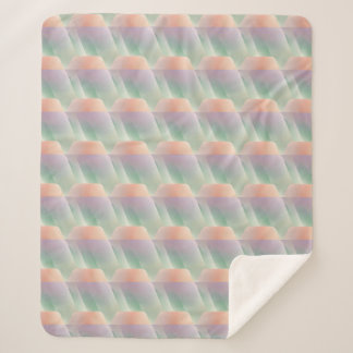 Pastel Abstract Gradient Soft Color Aesthetic Sherpa Blanket