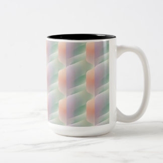 Pastel Abstract Gradient Soft Color Aesthetic Two-Tone Coffee Mug