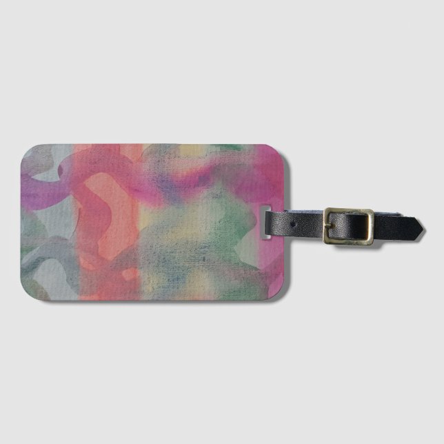 Pastel Abstract  Luggage Tag