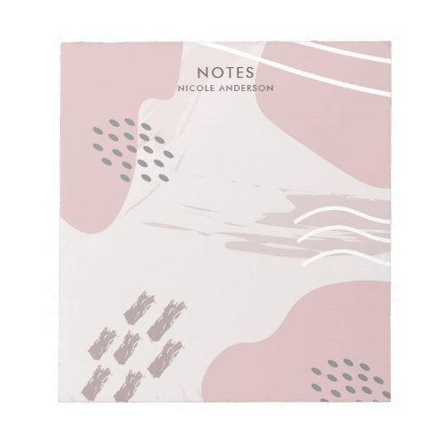 Pastel Abstract Notepad