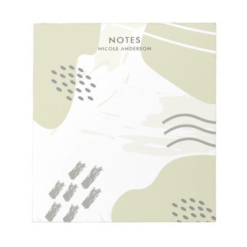 Pastel Abstract Notepad