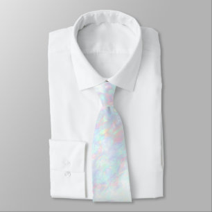 pastel abstract opal background neck tie