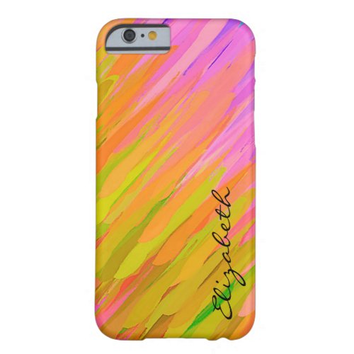 Pastel Abstract Pattern 15 Barely There iPhone 6 Case