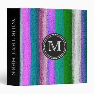 Pastel Abstract Pattern #5 Binder