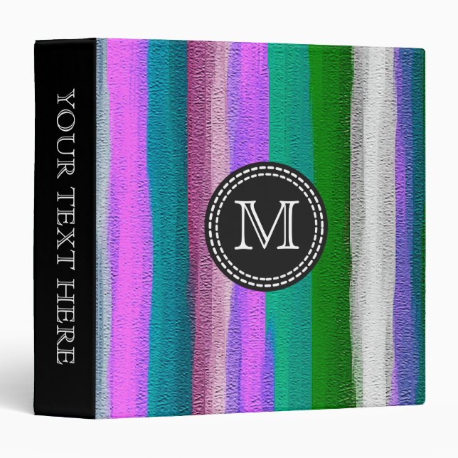 Pastel Abstract Pattern #5 Binder (Front/Spine)