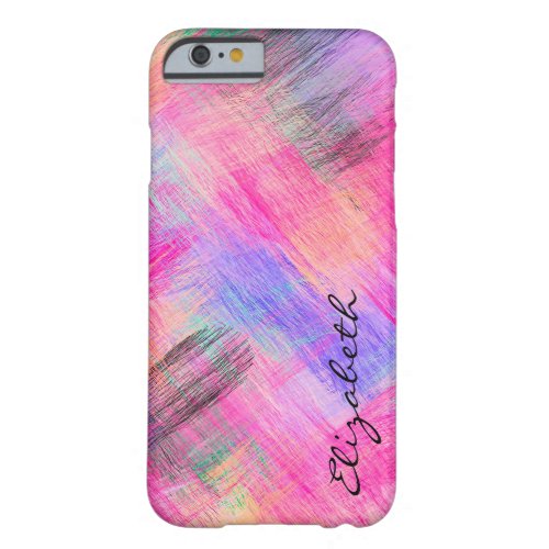 Pastel Abstract Pattern Barely There iPhone 6 Case