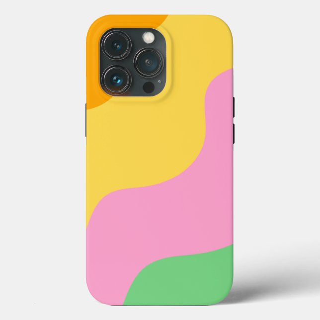 Pastel Abstract Pattern Case-Mate iPhone Case (Back)