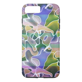 Pastel Abstract Stripes iPhone 7 Plus Case