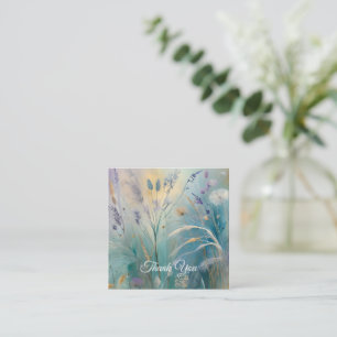 Pastel Abstract Whispers of Nature *Personalize* Note Card