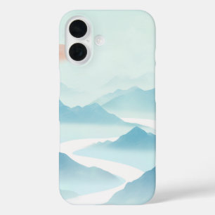 Pastel Aesthetic Bold Phone Case mountain vibes