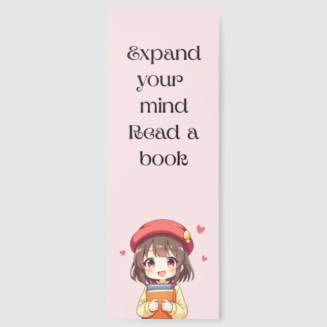 Pastel Aesthetic Bookmark | Kwaii Cute Bookmark  (Front)