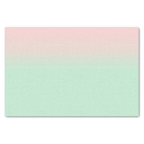 Pastel Aesthetic Muted Gradient Pink Mint Green  Tissue Paper