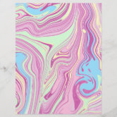 Marbled Pink Scrapbook Paper