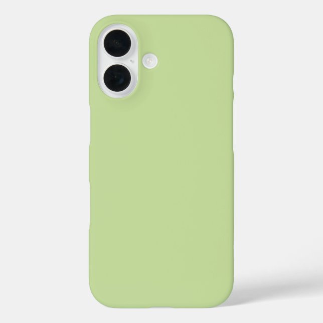 Pastel Apple Green Solid Color  Case-Mate iPhone Case (Back)