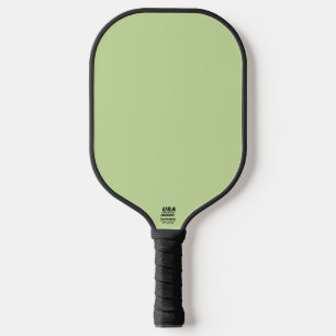 Pastel Apple Green Solid Color  Pickleball Paddle