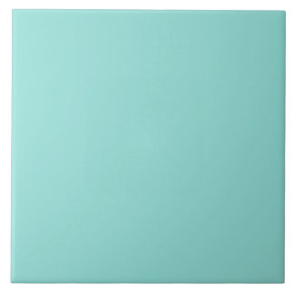 Pastel Aqua Green Ceramic Tile. Tile