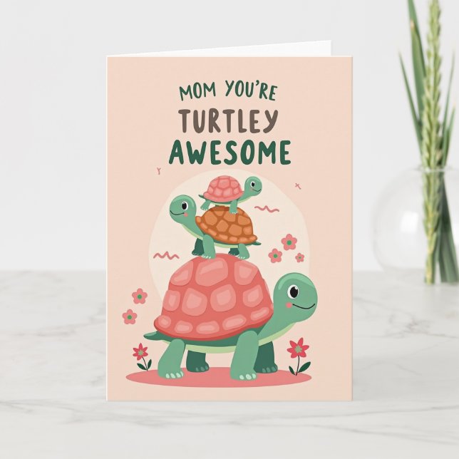 Pastel Aquatic Family Card (Front)