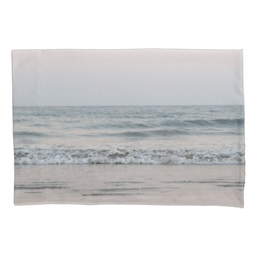 Pastel Atlantic Ocean Sunset Bliss 1 ocean wall Pillow Case