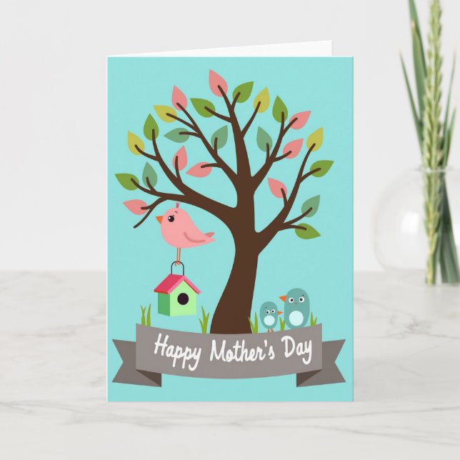 Pastel Avian Pattern Card (Front)