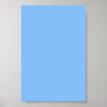 Pastel Blue - Light Pale Powder Blue - Solid Color Canvas Print