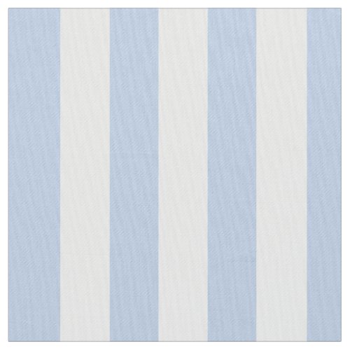Pastel Baby Blue White Stripe Fabric