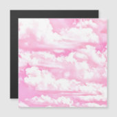 Pastel Baby Pink Happy Clouds Decor (Front/Back)