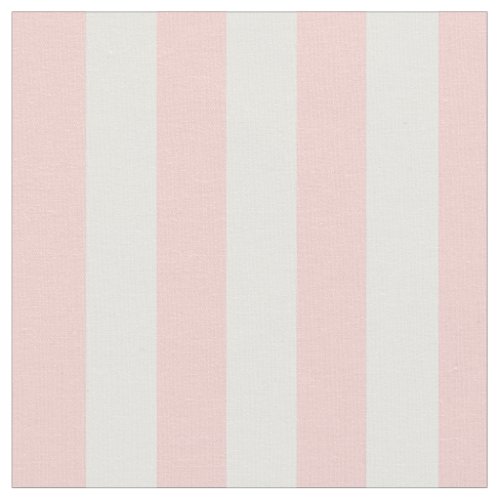 Pastel Baby Pink White Stripe Fabric