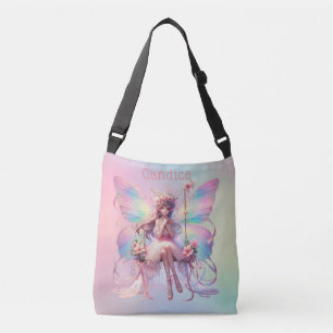 Pastel Ballerina Fairy Princess Girls Custom Crossbody Bag