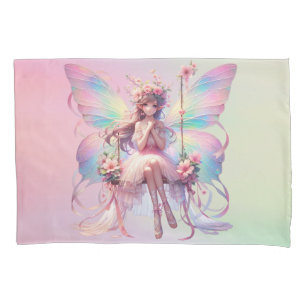 Pastel Ballerina Fairy Princess Girls  Pillow Case