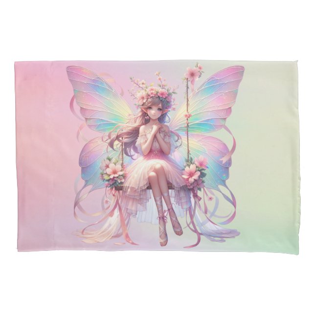 Pastel Ballerina Fairy Princess Girls  Pillow Case (Front)