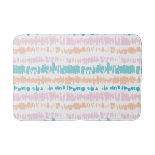 Pastel Batik Pattern Bath Mat