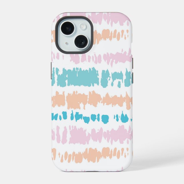 Pastel Batik Pattern Iphone Case (Back)