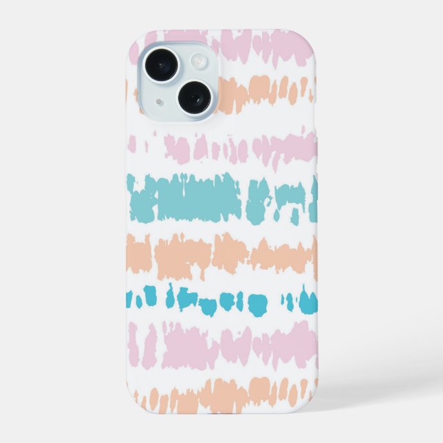 Pastel Batik Pattern Iphone Case (Back)