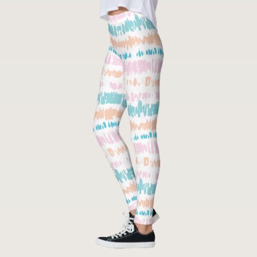 Pastel Batik Pattern Leggings